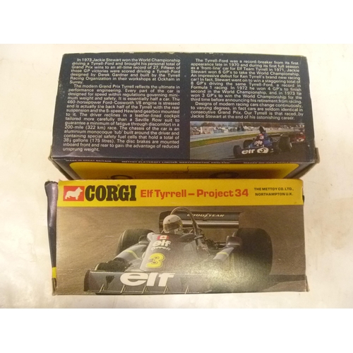 Corgi Tyrrell F1 Jackie Stewart 1/36 – Boîte Promo ELF – NEUF Sous Blister