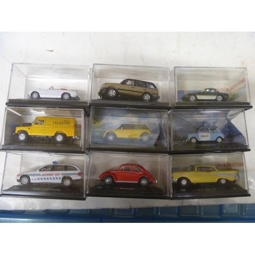 50 - SELECTION OF CARARAMA HARD PLASTIC CASED SMALL SCALE MODELS (SIMILAR TO OXFORD DIECAST)