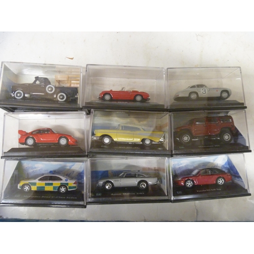 52 - SELECTION OF CARARAMA HARD PLASTIC CASED SMALL SCALE MODELS (SIMILAR TO OXFORD DIECAST)