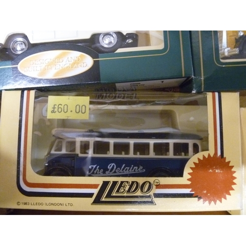 13 - SIMILAR QTY OF LLEDO DAYS GONE MODELS IN VERY GOOD CONDITION  FEATURING ONE WITH £65 PRICE LABEL!