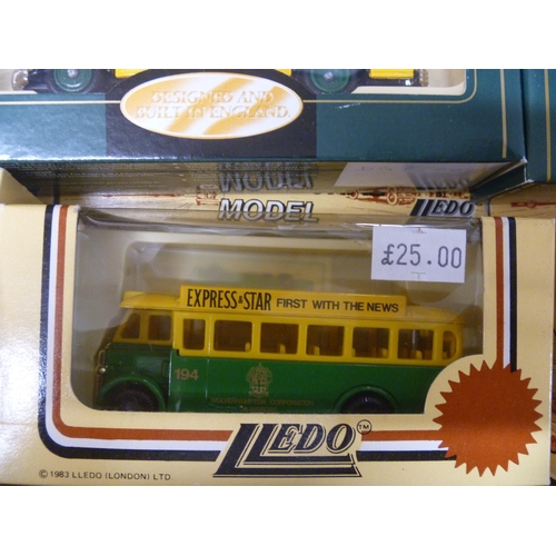 13 - SIMILAR QTY OF LLEDO DAYS GONE MODELS IN VERY GOOD CONDITION  FEATURING ONE WITH £65 PRICE LABEL!