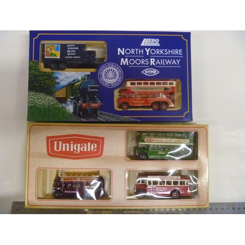 35 - LLEDO DAYS GONE PROMOTIONAL MODELS IN VERY GOOD CONDITION - FEATURING UNIGATE GIFT SET AND NORTH MOO... 