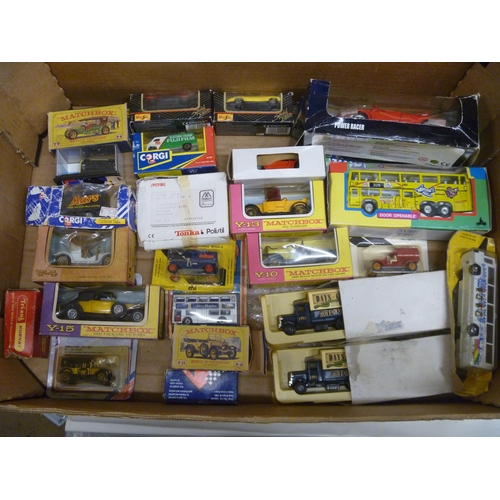 53 - GROUP OF BOXED MODELS INCLUDING MATCHBOX MODELS OF YESTERYEAR DAYS GONE AND CORGI