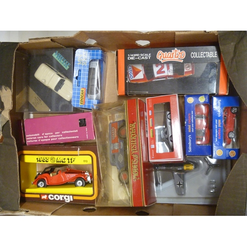 57 - 2 TRAYS OF BOXED DIECAST VEHICLES INCLUDING MATCHBOX MODELS OF YESTERYEAR