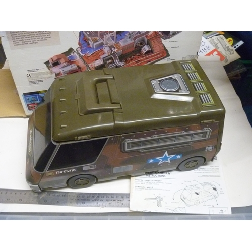 59 - GALOOB MICRO MACHINES ACTION PLAYSET COMBAT CARRIER (CONTENTS UNVERIFIED BUT A QUICK GLANCE SUGGESTS... 