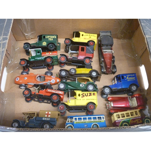 141 - GROUP OF UNBOXED MATCHBOX MODELS OF YESTERYEAR MODELS