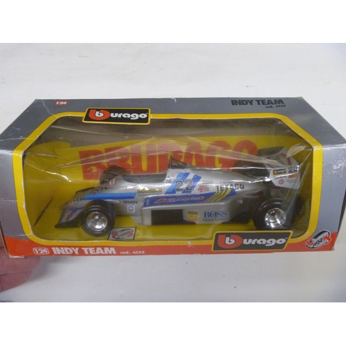 12 - BURAGO INDY TEAM CAR 1:24 SCALE