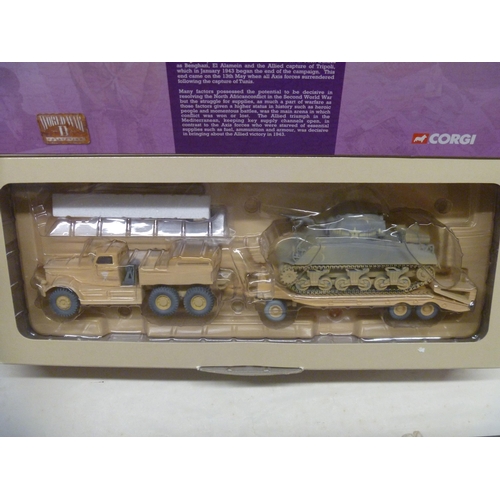 CORGI CLASSICS NORTH AFRICA DIAMOND T TANK TRANSPORTER