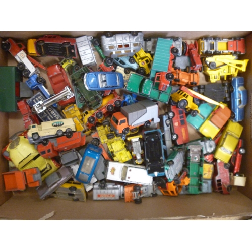 2 - GOOD QTY OF VARIOUS PLAYWORN DIECASTS MOSTLY BY MATCHBOX