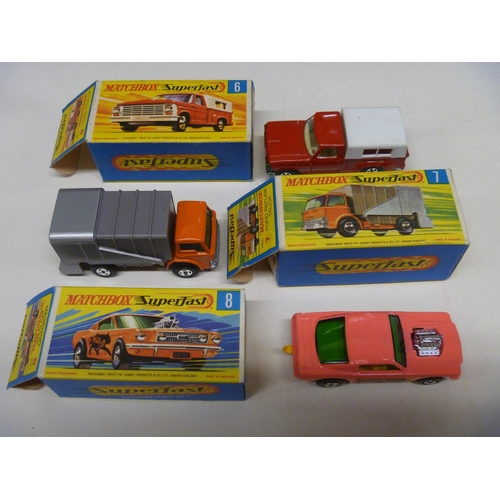 20 - 3 LESNEY MATCHBOX SUPERFAST MODELS (DIECAST VGC, BOXES ORIGINAL)