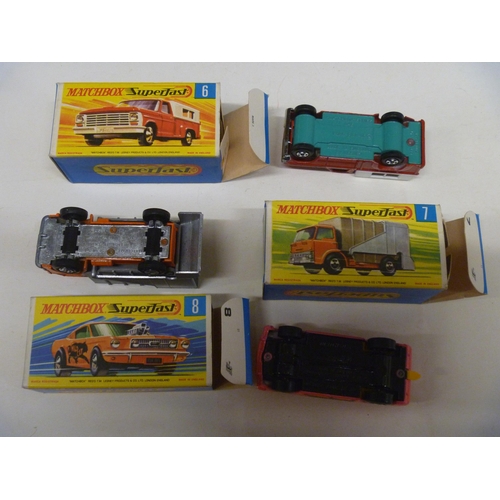 20 - 3 LESNEY MATCHBOX SUPERFAST MODELS (DIECAST VGC, BOXES ORIGINAL)