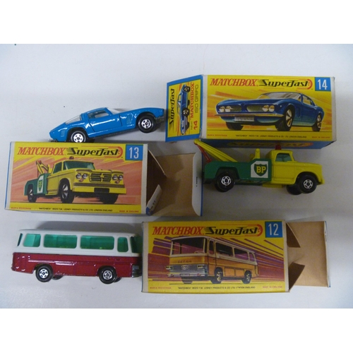 22 - 3 LESNEY MATCHBOX SUPERFAST MODELS (DIECAST VGC, BOXES ORIGINAL)