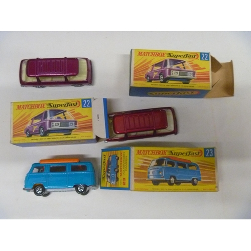 25 - 3 LESNEY MATCHBOX SUPERFAST MODELS (DIECAST VGC, BOXES ORIGINAL)