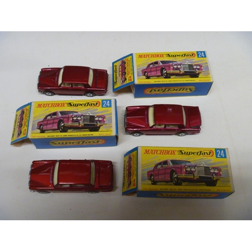 26 - 3 LESNEY MATCHBOX SUPERFAST MODELS (DIECAST VGC, BOXES ORIGINAL)