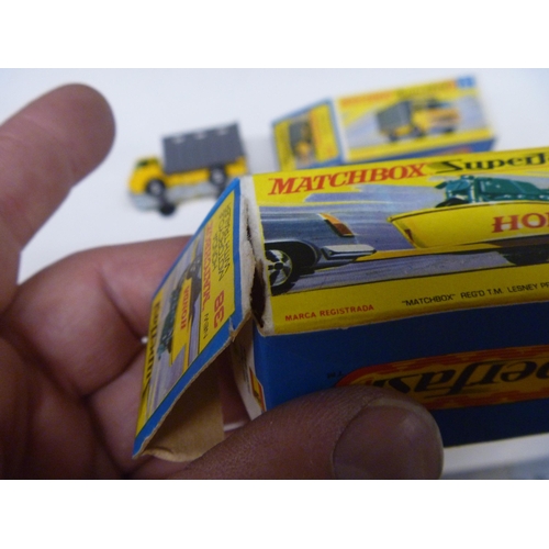 30 - 3 LESNEY MATCHBOX SUPERFAST MODELS (DIECAST VGC, BOXES ORIGINAL)