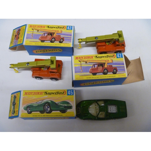 31 - 3 LESNEY MATCHBOX SUPERFAST MODELS (DIECAST VGC, BOXES ORIGINAL)