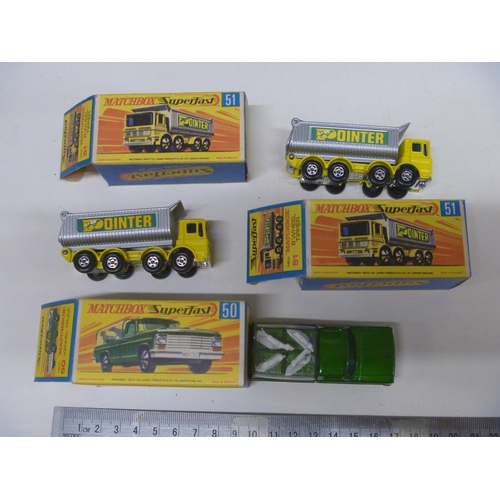 33 - 3 LESNEY MATCHBOX SUPERFAST MODELS (DIECAST VGC, BOXES ORIGINAL)