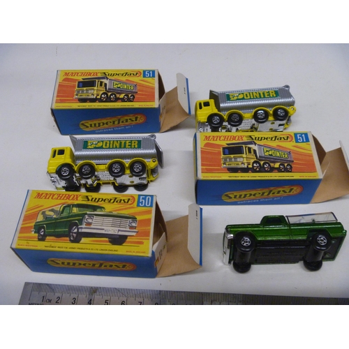 33 - 3 LESNEY MATCHBOX SUPERFAST MODELS (DIECAST VGC, BOXES ORIGINAL)