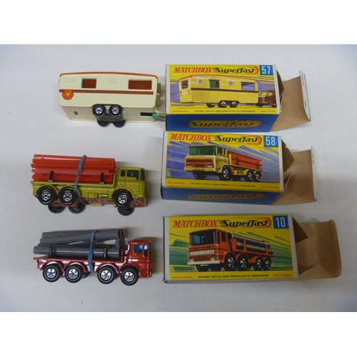 39 - 3 LESNEY MATCHBOX SUPERFAST MODELS (DIECAST VGC, BOXES ORIGINAL)