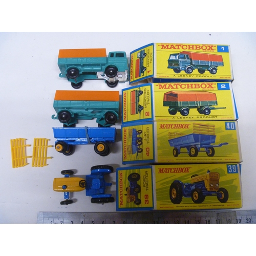 42 - 4 LESNEY MATCHBOX MODELS (DIECAST VGC, BOXES ORIGINAL)