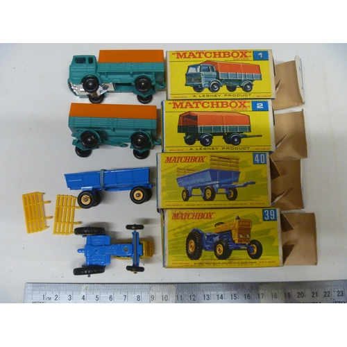 42 - 4 LESNEY MATCHBOX MODELS (DIECAST VGC, BOXES ORIGINAL)