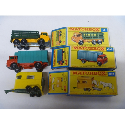 43 - 3 LESNEY MATCHBOX MODELS (DIECAST VGC, BOXES ORIGINAL)