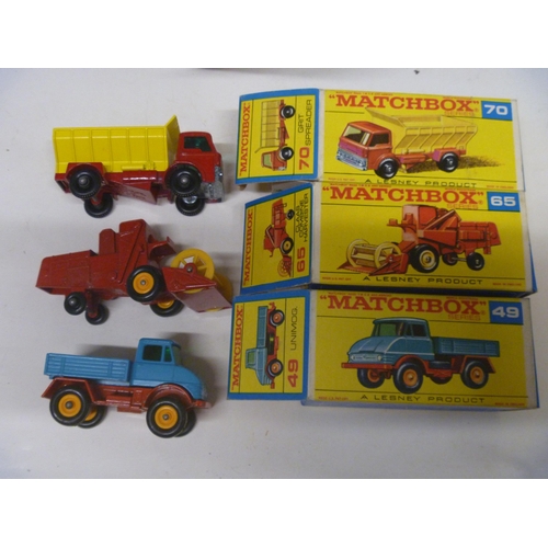 44 - 3 LESNEY MATCHBOX MODELS (DIECAST VGC, BOXES ORIGINAL)