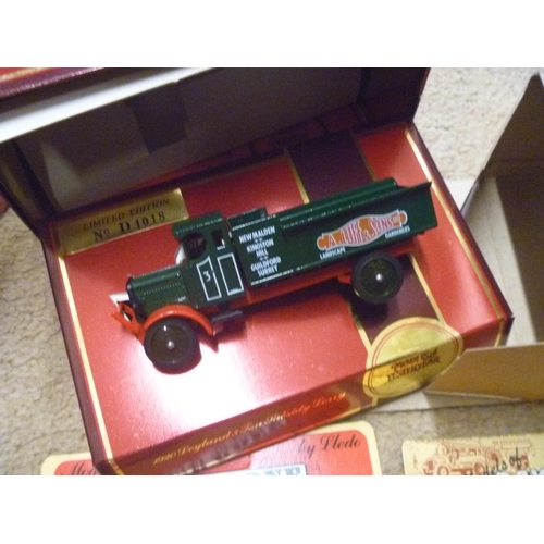 8 - GOOD QTY OF VARIOUS DIECASTS BOXED MOSTLY BY MATCHBOX MODELS OF YESTERYEAR LLEDO DAYS GONE