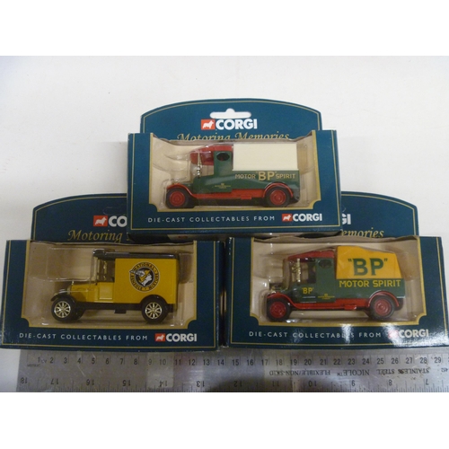 3 CORGI MOTORING MEMORIES MODELS