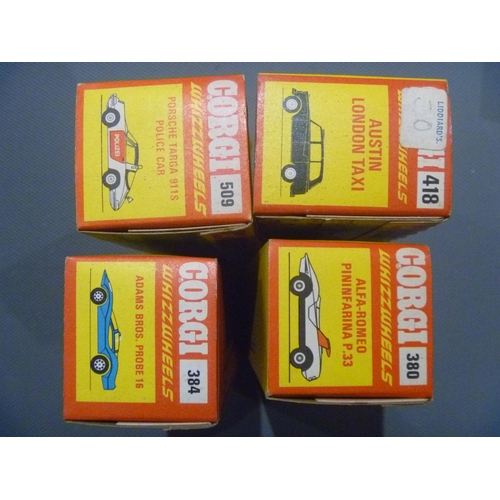 2 - 4 ORIGINAL BOXED CORGI TOYS MADE IN ENGLAND DIECAST AND BOXES GENERALLY EXCELLENT