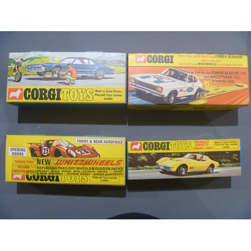 3 - 4 ORIGINAL BOXED CORGI TOYS MADE IN ENGLAND DIECAST AND BOXES GENERALLY EXCELLENT