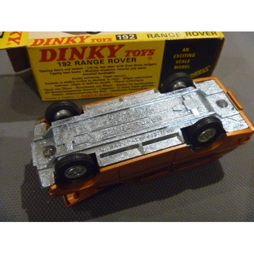 33 - VINTAGE DINKY TOYS WITH ORIGINAL BOX RANGE ROVER