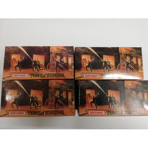 4 MODELS OF YESTERYEAR FIRE SERVICE RELATED MODELS, (BOXES HAVE VARYING DEGREES OF SMOKE RESIDUE WHICH CAN MOSTLY BE CLEANED OFF WITH EASE USING WARM WATER, RANDOM INSPECTION SUGGESTS THAT CONTENTS ARE GENERALLY EXCELLENT UNUSED CONDITION AND UNAFFECTED BY THE RESIDUE)