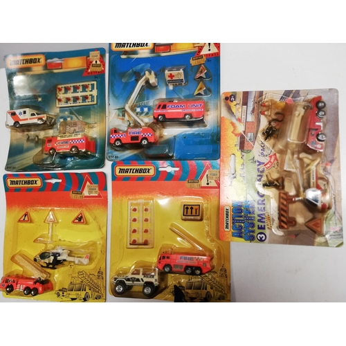 MATCHBOX FIRE SERVICE RELATED MODELS, (ITEMS HAVE VARYING DEGREES OF SMOKE RESIDUE)