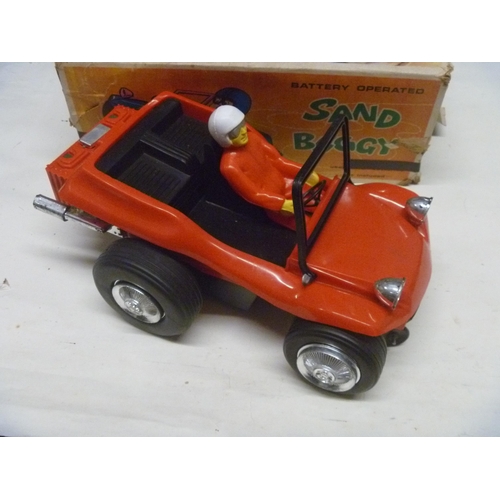 29 - VINTAGE BATTERY OPERATED SAND BUGGY HONG KONG
