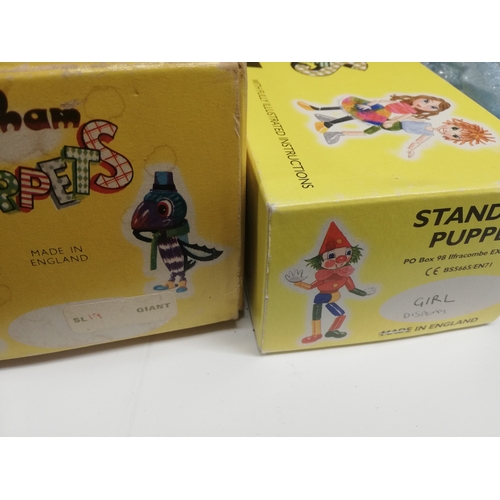 36 - 3 PELHAM PUPPETS - 2 BOXED