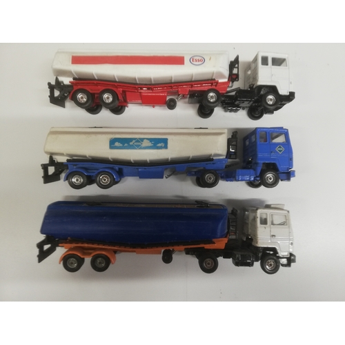 59 - 3 VINTAGE CORGI TOYS ARTICULATED TANKERS