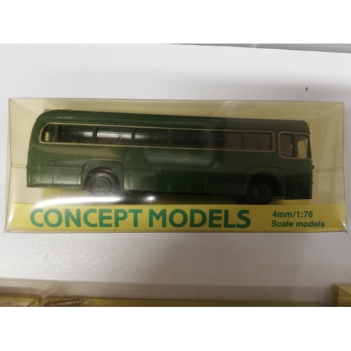 6 - 10 CONCEPT MODELS PLASTIC COACH BUSES