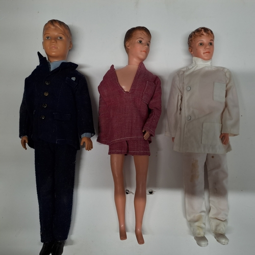 3 Original 1960 s Paul Dolls Sindy s Boyfreind By Pedigree