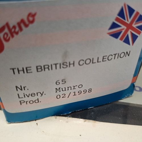 19 - 3 IMPRESSIVE ARTICULATED LORRIES BY TEKNO AND OLD CARS OF ITALY MUNRO LANDERS AND IVECO EUROSTAR