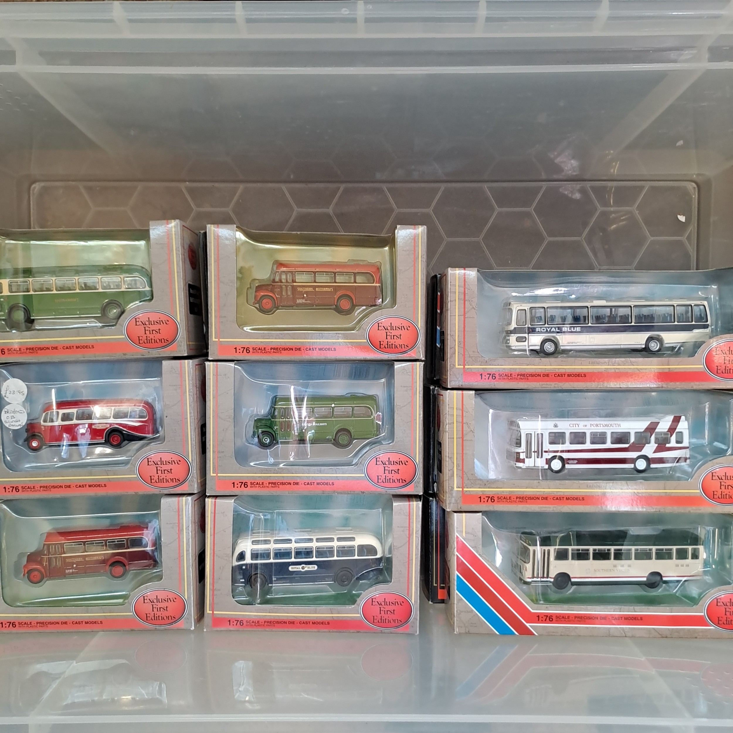 9 EFE EXCLUSIVE FIRST EDITION BOXED BUS MODELS