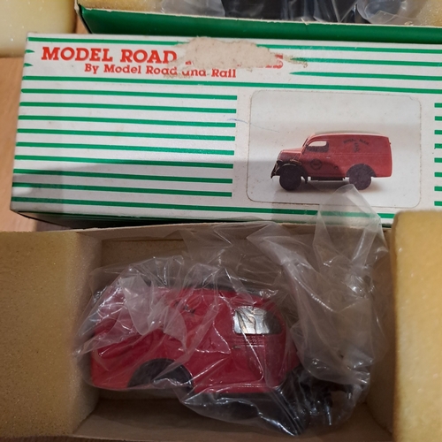 5 MODEL ROAD REPLICAS WHITE METAL MODELS PLUS A RESIN VAUXHALL VICTOR ...
