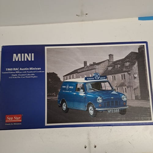 16 - SUNSTAR 1960 AUSTIN MINI VAN RAC 1/12th