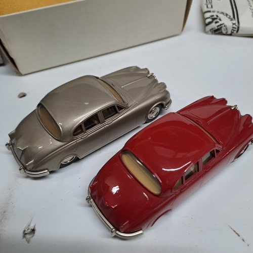 18 - 2 GRAND PRIX MODELS WIHTE METAL JAGUAR S TYPE