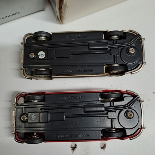 18 - 2 GRAND PRIX MODELS WIHTE METAL JAGUAR S TYPE