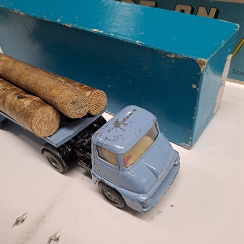2 - TRI-ANG SPOT ON THAMES TRADER WITH LOG LOAD - SOME WEAR TO MODEL