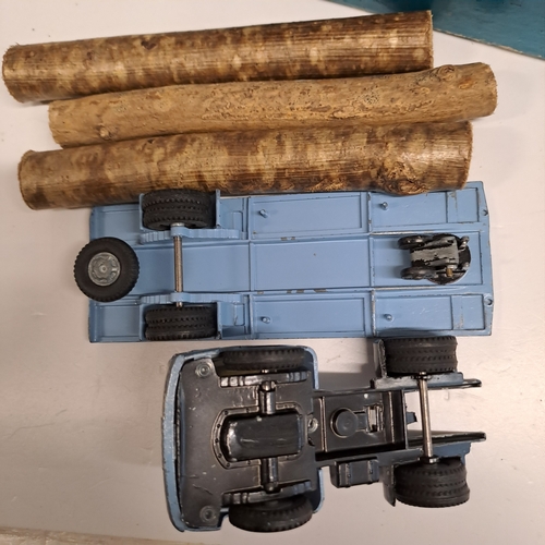 2 - TRI-ANG SPOT ON THAMES TRADER WITH LOG LOAD - SOME WEAR TO MODEL