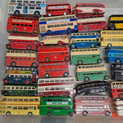 41 - DOUBLE DECKER BUS COLLECTION DINKY TOYS MATCHBOX CORGI SOME REPAINTS