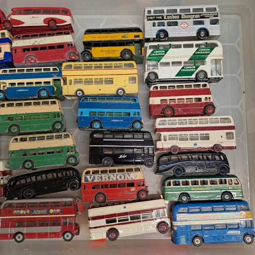 41 - DOUBLE DECKER BUS COLLECTION DINKY TOYS MATCHBOX CORGI SOME REPAINTS