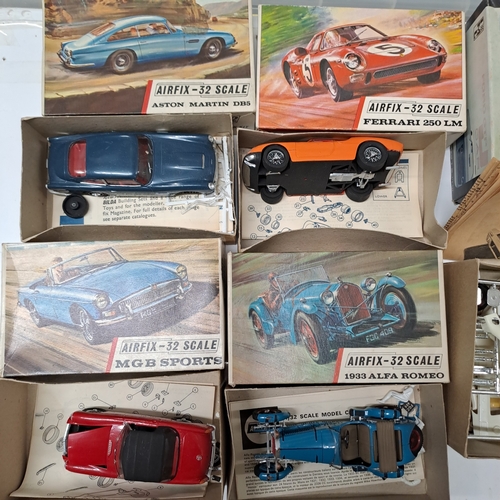 47 - 4 BUILT AIRFIX KITS AND 1 MPC KIT